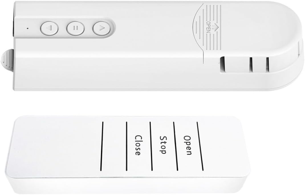 Automatic Curtain Opener and Closer, Motorized Curtains with Remote, Automatic Blind Opener, Automatic Curtain Rod, 2 Type Wireless Connection App Control Voice Assistant Compatible