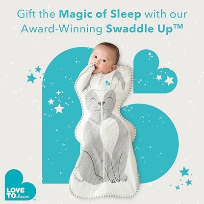 Love to Dream Swaddle UP, Baby Sleep Sack, Self-Soothing Swaddles for Newborns, Get Longer Sleep, Secure Fit Helps Calm Startle Reflex, New Born Essentials for Baby, 1.0 TOG, 13-19 lbs, Deep Olive