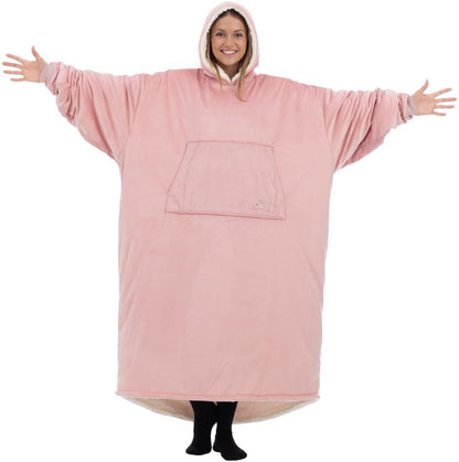 THE COMFY Original | From Shark Tank | Patented | Oversized Sherpa Wearable Blanket Hoodie| Gift for Women & Men | One Size