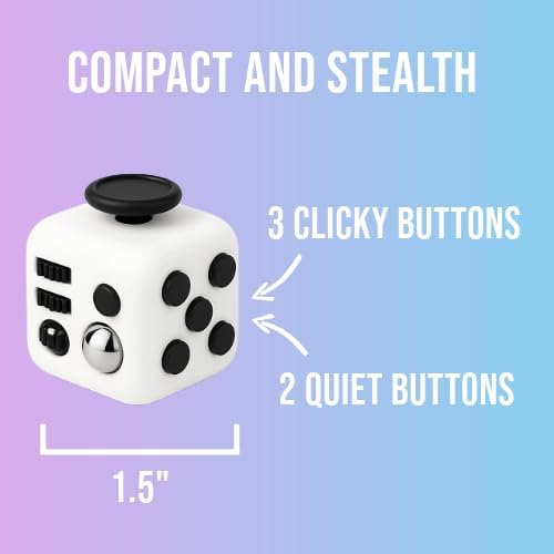 Fidget Gadget Toy - Premium Quality Stress Relief Cube Toy for Adults and Kids - Improve Focus, Relieve Anxiety, and Increase Productivity - Durable and Portable Design