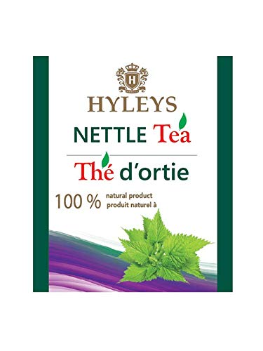 Hyleys Natural Wellness Nettle Leaves Black Tea, Ceylon Blend, 25 Tea Bags