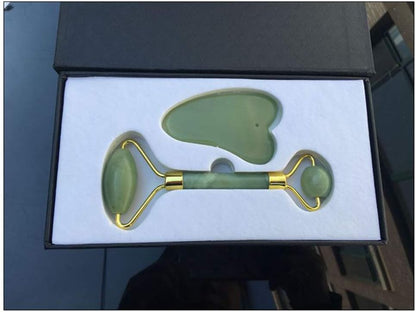 Gua Sha Facial Tools Guasha Tool Gua Sha Jade Stone Manual Massage Sticks for Jawline Sculpting and Puffiness Reducing for Face Body Tensions Reduce Festive Gifts