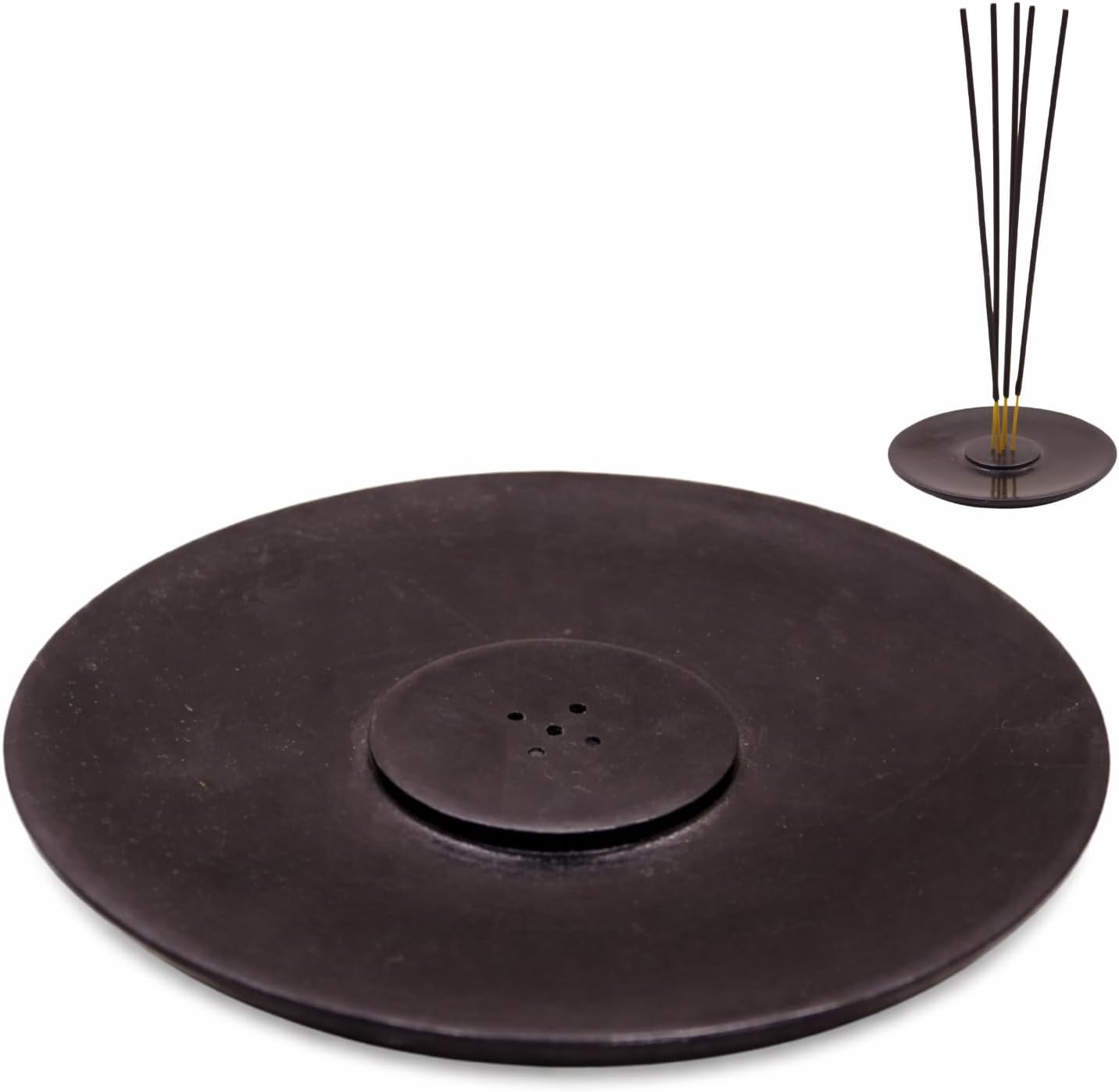 Handmade Natural Grey Marble Incense Stick Holder