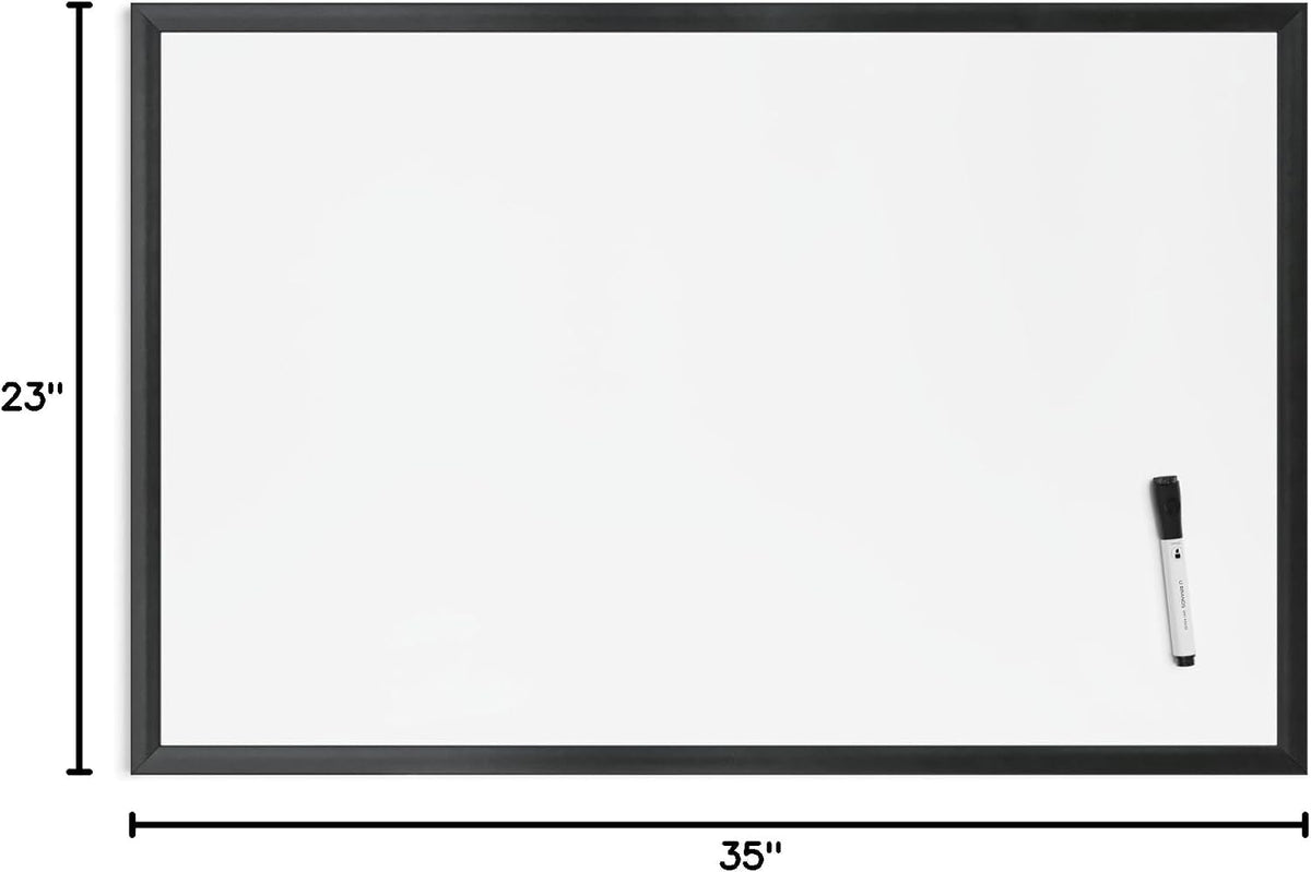 U Brands Magnetic Whiteboard, White Board Dry Erase Board for Wall, 11 x 18