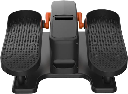 Under Desk Elliptical Machine, Quiet Seated Pedal Exerciser for Senior, Elliptical Exercise Machine Leg Exerciser for Home Office with Monitor, Remote and 12 Adjustable Speeds