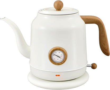 Gooseneck Kettle，0.8L Temperature Control Electric Tea Kettle