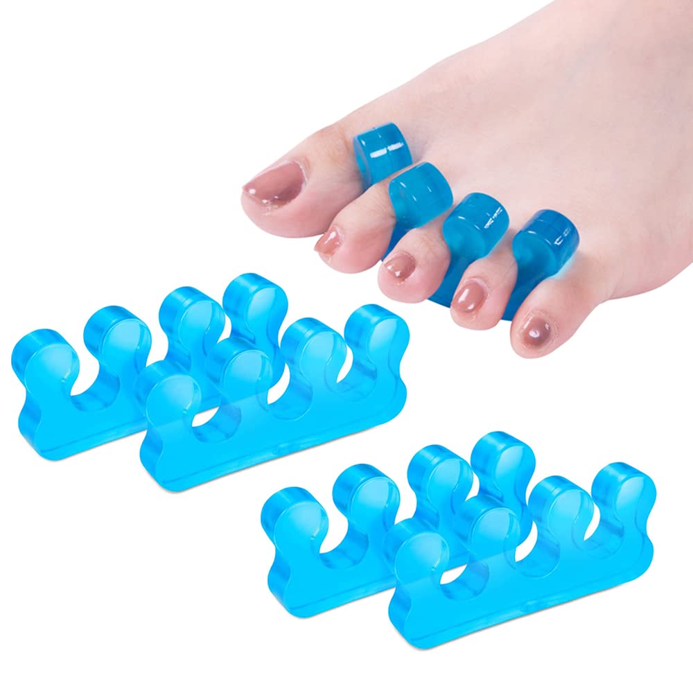 Pedicure Toe Separators for Bunion & Nail Polish Orthopedic Gel Toenail Dividers, Soft Gel Pedicure Kit Suitable for Salon Supplies, Beauty Tools for Toenail Separation