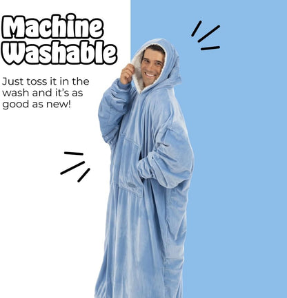 THE COMFY Original | From Shark Tank | Patented | Oversized Sherpa Wearable Blanket Hoodie| Gift for Women & Men | One Size