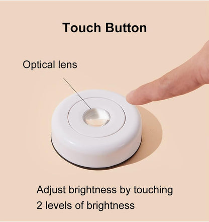 Sunset Visual Lamp Projector - Battery Powered, 2 Levels Brightness & Self-Adhesive LED Lights, Night Light for Home/Bedroom/Party/Photography (Rainbow)
