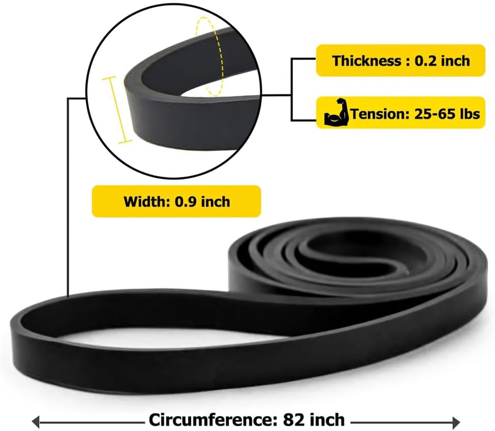 ROSAPOAR Resistance Band Pull up Band Fitness Exercise Bands Natural Latex for Workout Body Stretch Powerlifting Band Fitness Sport Training at Home/The Gym