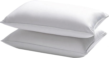 Waterproof Pillow Protectors Standard 20x28 Inches 4 Pack with Zipper Fully Sealed Dust Moisture Sweat Proof Pillow Case Cover Protector Soft White (4, Queen 20x28)