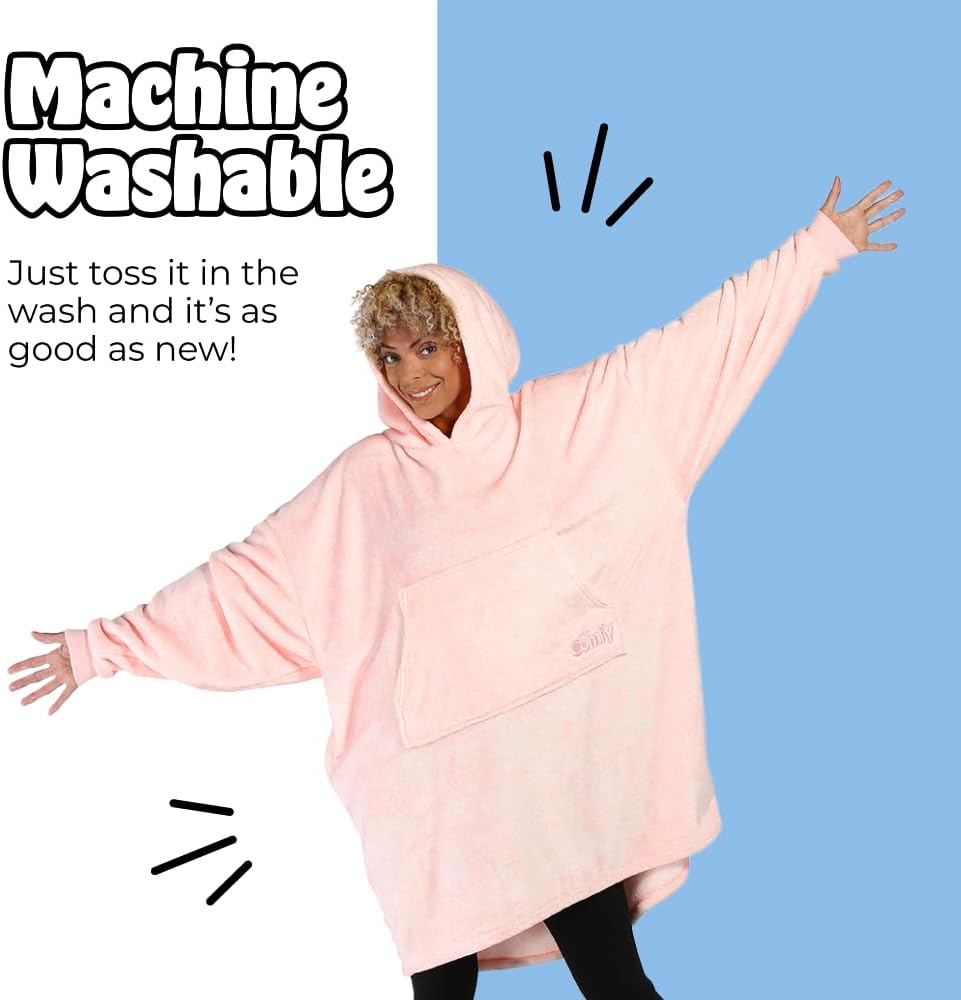 THE COMFY Dream | From Shark Tank | Patented | No Sherpa | Light Wearable Blanket Hoodie | Gift for Women & Men | One Size