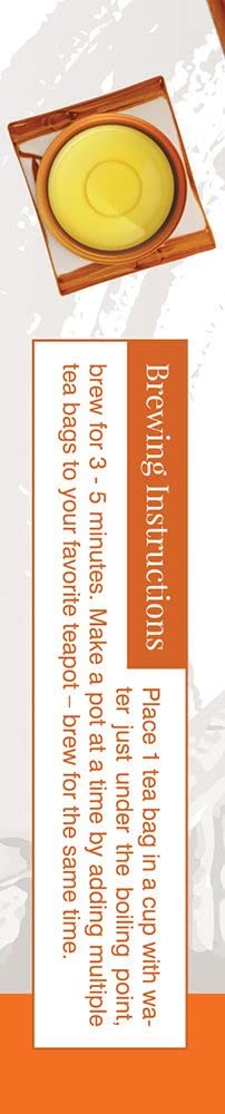 Davidson's Organics, White Peach, 8-count Tea Bags, Pack of 12
