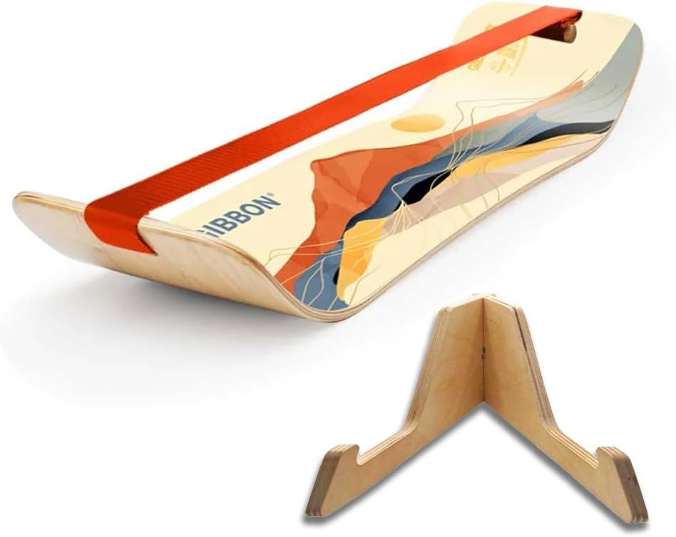 GIBBON SlackBoard, Balance Board Kids & Adults, Slackline Balance Trainer