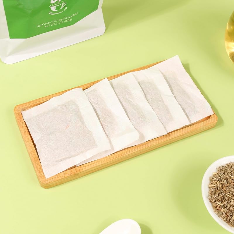 Kuting Premium Milk Thistle Tea Bags, 100% Natural Milk Thistle Tea, Sugar Free, Gluten Free, Soy Free, Non-GMO, 40 Count Round Eco-Conscious Teabags