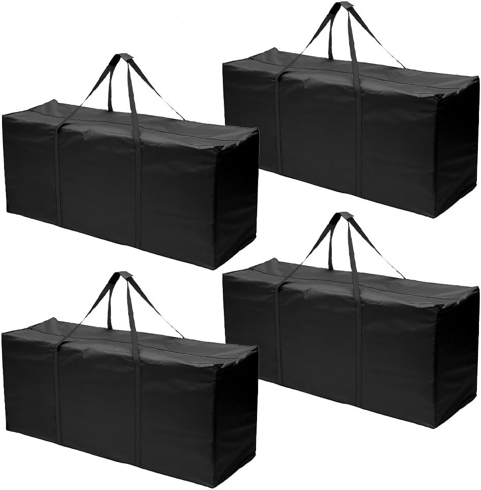 Extra Large Outdoor Cushion Storage Bags 68in Zippered Patio Storage Bag