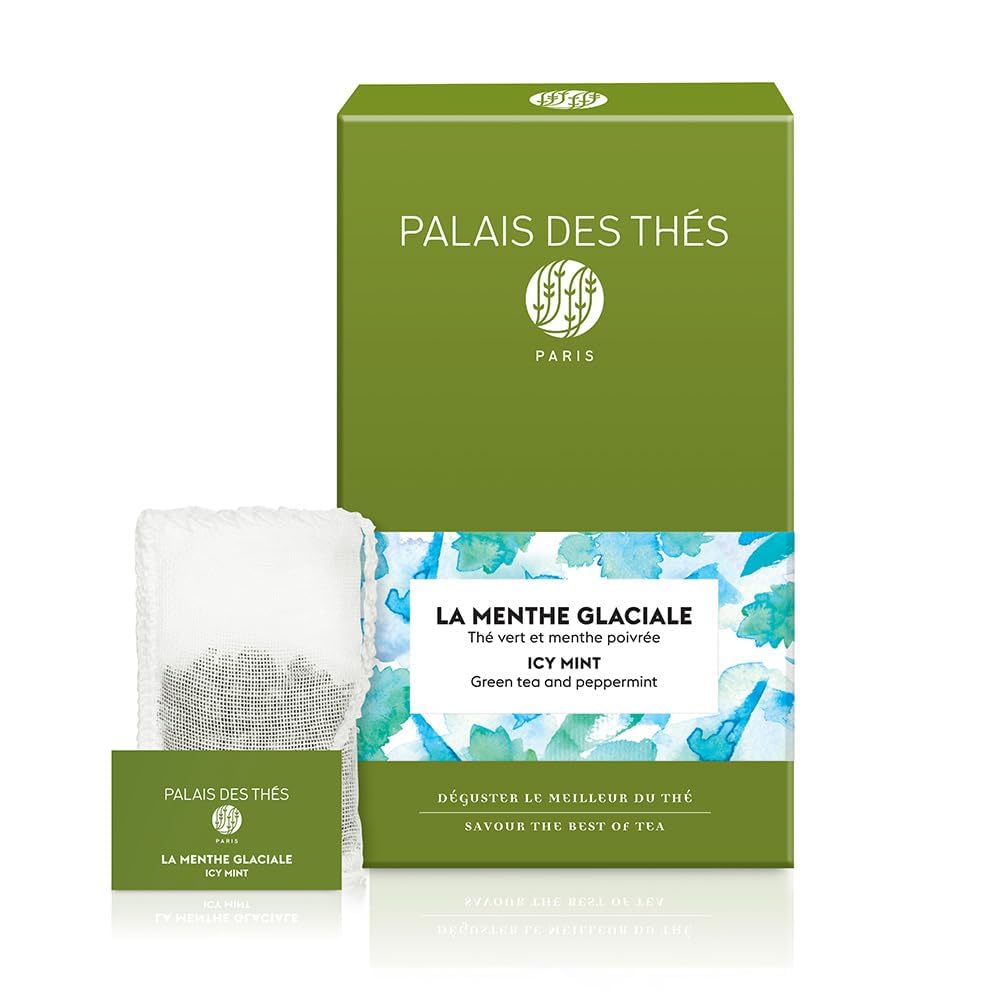 Palais des Thés - Organic Icy Mint - Peppermint Green Tea - 20 Tea Bags