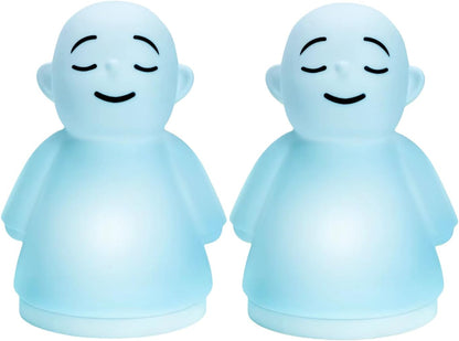 Mindfulness Meditation Anxiety & Stress Relief Tool for Women Men- Relaxing for Adults Kids - Upgraded 2 in 1 Touch Breathing Night Light