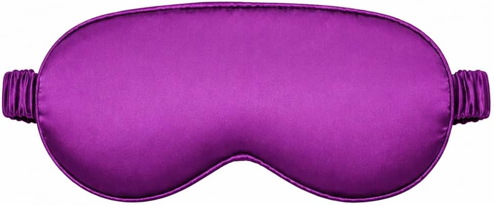 Blissy Silk Sleep Mask - Eye Sleeping Mask for Women & Men for Total Blackout - 100% Pure Mulberry Silk, 22 Momme 6a Fibers - Blindfold Sleep Mask Side Sleeper Eye Cover (Non Adjustable)