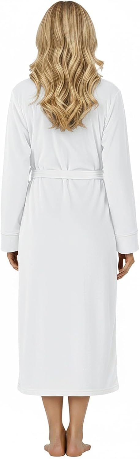 Premium Ultra Soft Robes for Women Plush Fleece Long Bathrobe