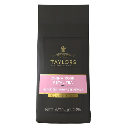 Taylors of Harrogate China Rose Petal Loose Leaf, 2.2lb (Pack of 1)