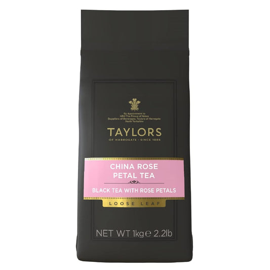 Taylors of Harrogate China Rose Petal Loose Leaf, 2.2lb (Pack of 1)