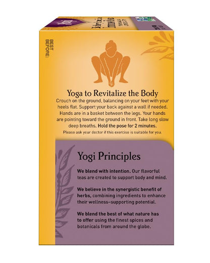 Yogi Tea, Tea Immune Stress Elderberry Lemon Balm Organic, 16 Count