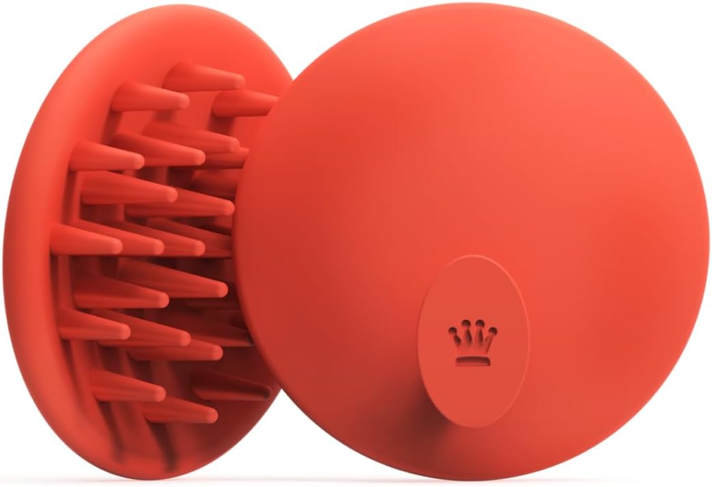 DS Labs Revitalizing Scalp Brush - Silicone Shampoo Massager for a Cleaner, Fresher, Feeling Scalp, Lifts Build Up & Boosts Lather, Ergonomic, Water Resistant, for All Hair Types