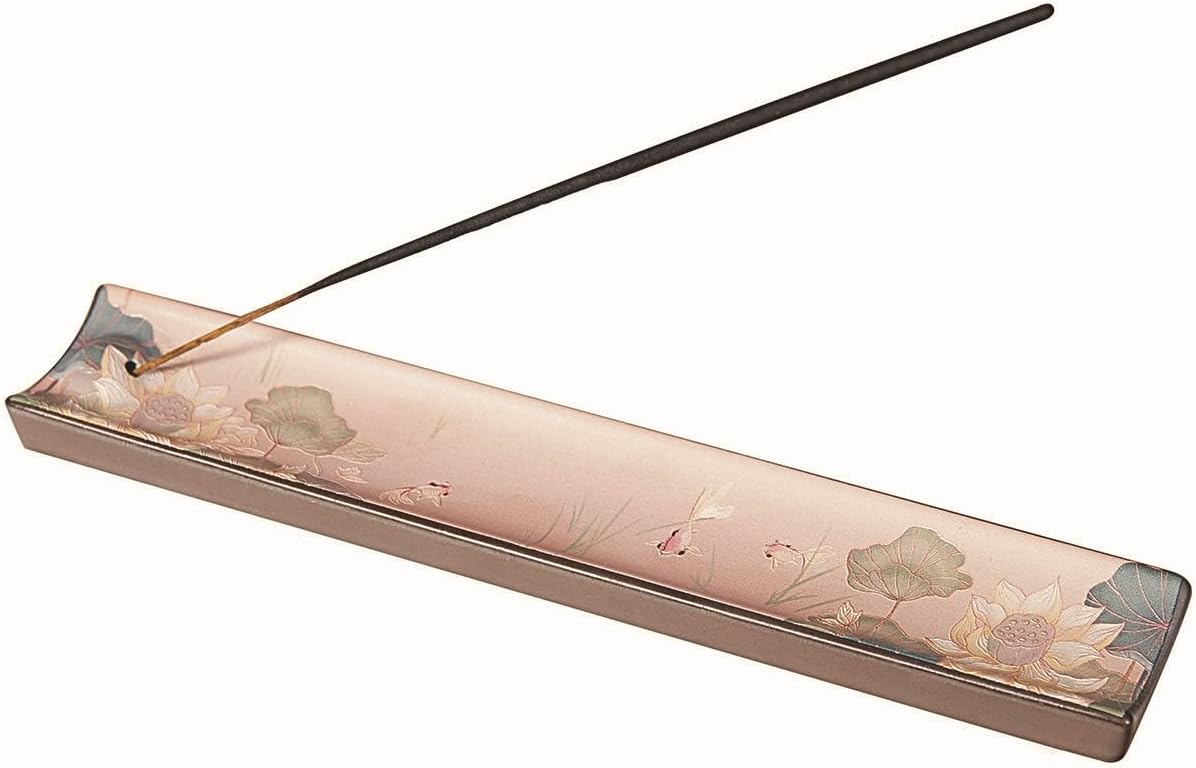 Incense Holder for Sticks, Ceramic Incense Burner with Ash Catcher, Aesthetic Decor for Home, Room & Office, Unique Gifts for Housewarming Yoga, Meditation & Spa