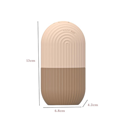 Joyeee Ice Face Roller, Reusable Silicone Mold Face Massage Eye Facial Beauty Skin Care Tools Apply Ice for Shrink Pores Anti Wrinkle Reduce Puffiness Improve Skin Elasticity, Striped