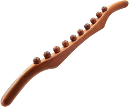 Wood Therapy Massage Tools, 16 inch Professional Wooden Massage Roller Stick & Wood Therapy Tools for Body Shaping, Body Sculpting Tools, Ease Deep Tissue