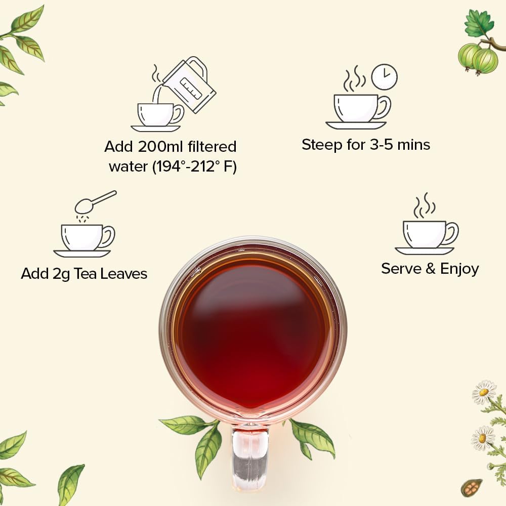 VAHDAM Top 10 Favourites Tea Sampler Set | Loose Leaf Tea (50+ Cups) | Tea Variety Pack with Green, Herbal, Black & Chai Brew | Vacuum Sealed For Freshness | Brew Hot & Col