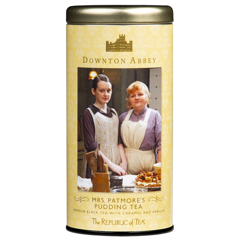 The Republic of Tea Downton Abbey Mrs. Patmore's Pudding Black Tea, 36 Ct