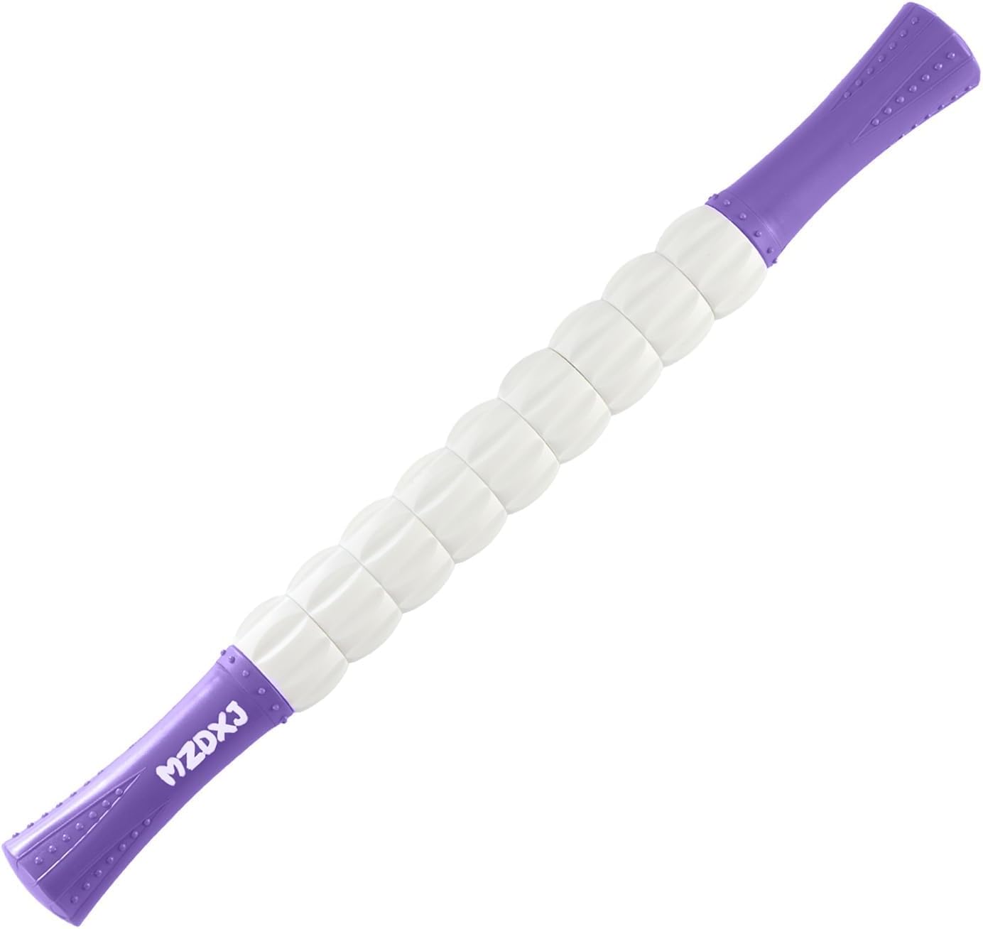 Muscle Roller Massage Roller Stick- Deep Tissue Fascia Blaster for Myofascial Pain Relief, Lymphatic Drainage & Body Sculpting, Handheld Physical Therapy & Recovery Tool (Pink black-18 inch)