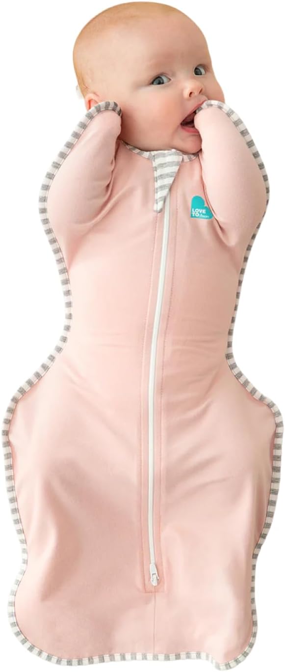 Love to Dream Swaddle UP, Baby Sleep Sack, Self-Soothing Swaddles for Newborns, Get Longer Sleep, Secure Fit Helps Calm Startle Reflex, New Born Essentials for Baby, 1.0 TOG, 13-19 lbs, Deep Olive