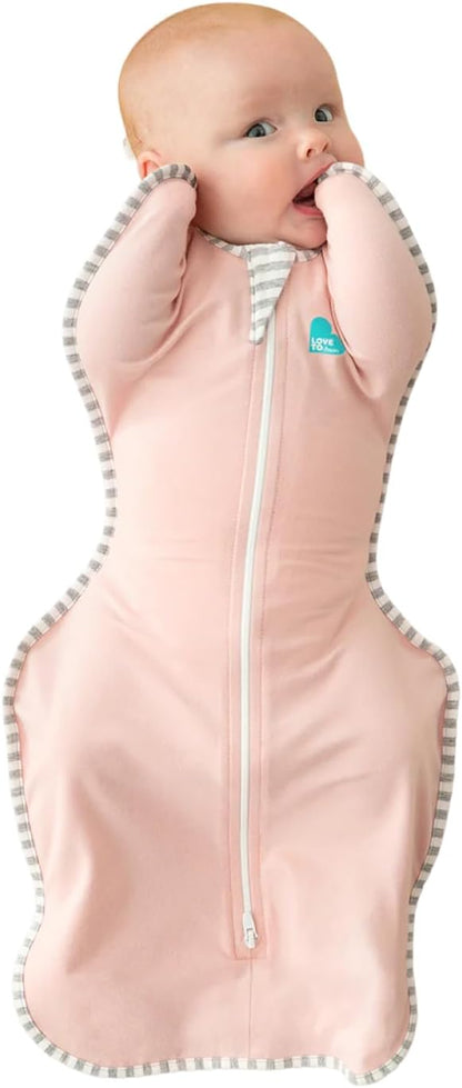 Love to Dream Swaddle UP, Baby Sleep Sack, Self-Soothing Swaddles for Newborns, Get Longer Sleep, Secure Fit Helps Calm Startle Reflex, New Born Essentials for Baby, 1.0 TOG, 13-19 lbs, Deep Olive