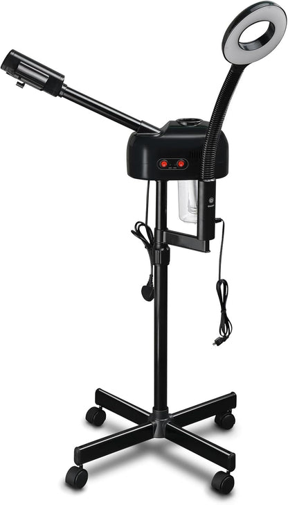 Winado 2 in 1 Facial Steamer with 5X Magnification Light, Deep Cleaning