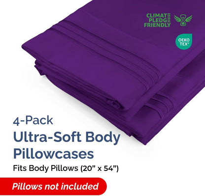 Standard Pillow Cases Set of 10 - Ultra Soft Hotel Quality Pillowcase Covers - Comfy, Cozy & Wrinkle Free - Shrink, Stain and Fade Resistant - Machine Washable Pillow Protectors - 10 Pcs Set - White - Colors A