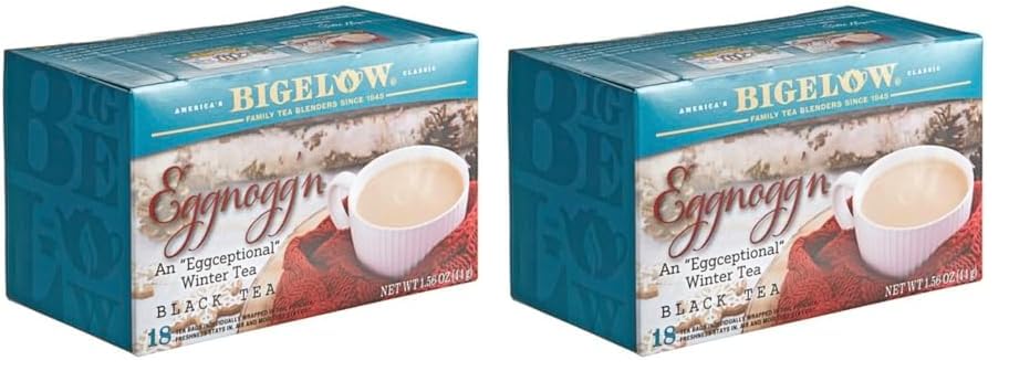 Bigelow Tea Black Tea 6 Flavor Variety Pack, Caffeinated Tea with Mint, Lemon, Constant Comment, English Teatime, Earl Grey, and Vanilla Chai, 20 Count Box (Pack of 6), 120 Total Tea Bags