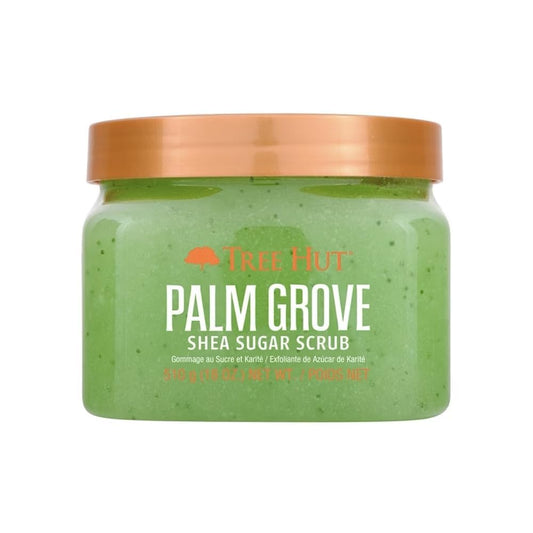 Tree Hut Blue Lagoon Shea Sugar Scrub, Exfoliating, Hydrating & Moisturizing Body Scrub with Shea Butter & Nourishing Essential Oils, Smooth & Soften Skin, 18 oz