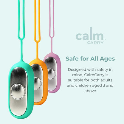 Glowco CalmCarry Sleep Aid Device – Handheld Microcurrent Relaxation Tool, Supports Calm, Focus & Gentle Relief, USB Rechargeable, Portable Wellness Device for Adults & Kids | Gray Calm Carry