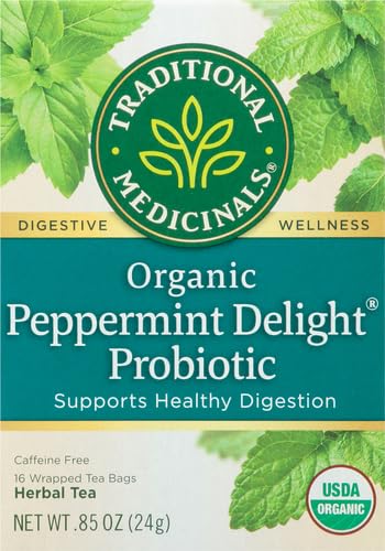 Traditional Medicinals Organic Lemon Ginger Tea, 1.13 Oz, 16 Count