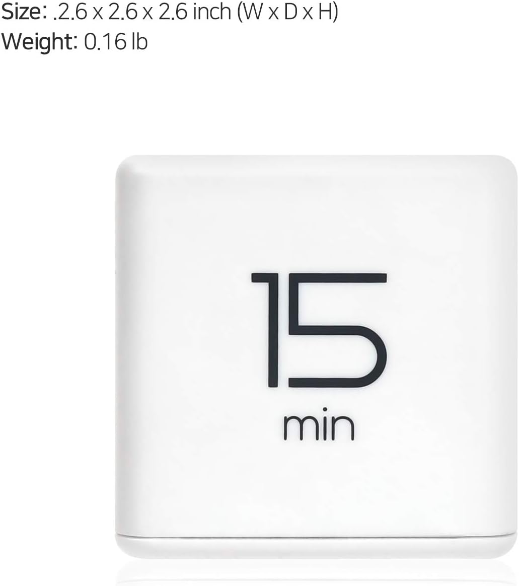 mooas Cube Timer, Flip, Block, Productivity, Time Management (Mint)