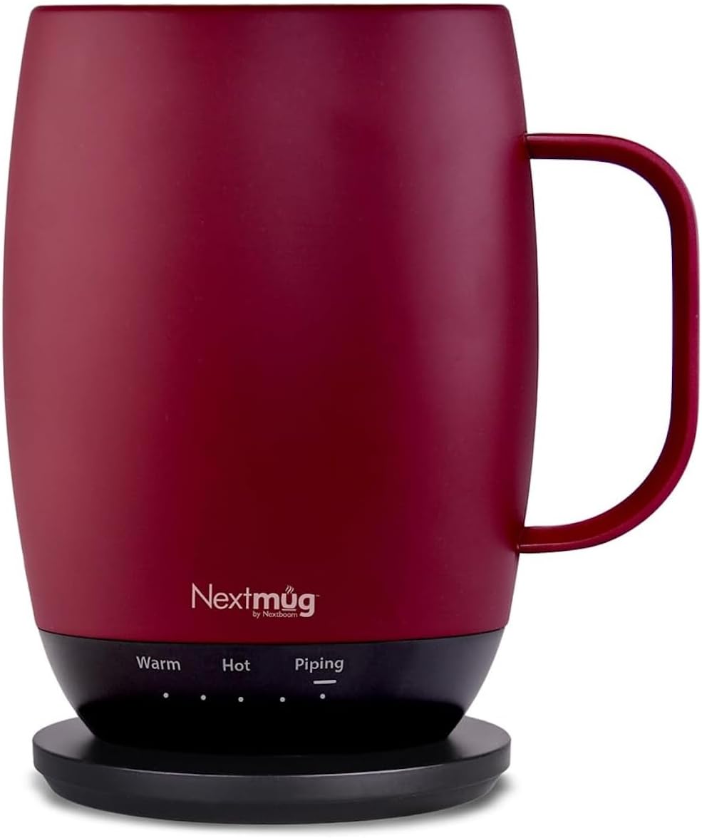 Nextmug - Temperature-Controlled, Self-Heating Coffee Mug