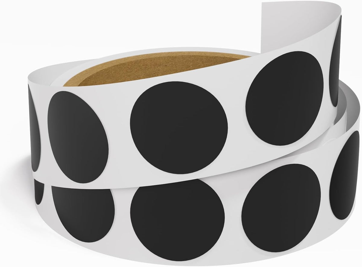 NFC Stickers NFC Tags Sticker NTAG215 NFC Rewritable Black Tags NFC 215 RFID Sticker (25mm) Programmable NFC Tag 504 Bytes Compatible with iPhone and All Other NFC Enabled Devices