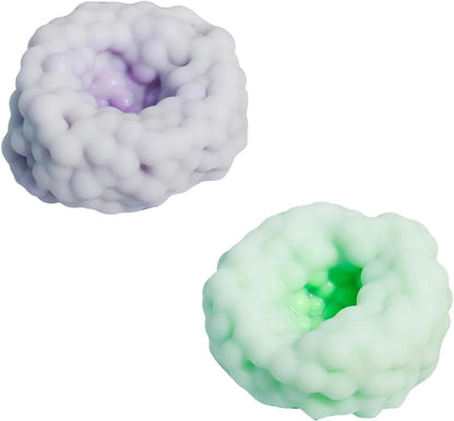Stress Ball Stress Relief Toys Decompress Venting Vacuum Compression Ball Soft Stretchy Slow Rise for Office Home Daily Relax