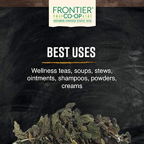 Frontier Co-op Organic Stinging Nettle Leaf, Resealable Bag, Cut & Sifted, Ideal for Making Nettle Tea, Kosher | 0.99 Ounce (Pack of 1)