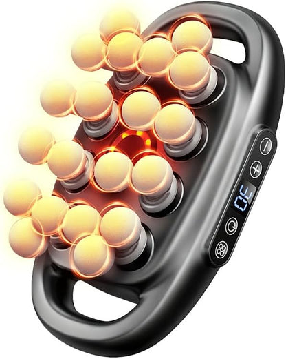 16 Head Massage Gun Deep Tissue - 2026 Upgrade 16-Drive Back Muscle Massager with 3 Modes & 30 Intensities, Portable Quiet Percussion Massager for Legs, Waist, Back, Neck, Buttocks Muscles Pain Relief