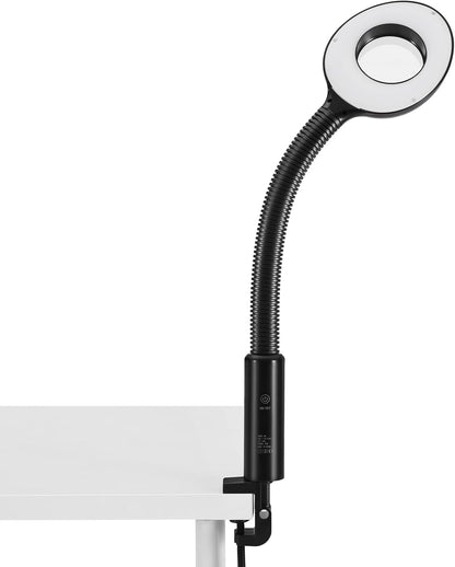 Artist hand Professional Facial Steamer with 5X LED Magnifying Lamp 3 in 1