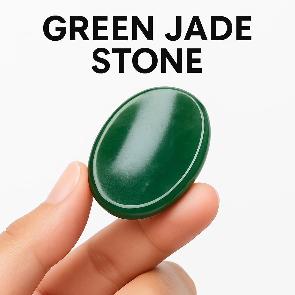 Natural Polished Thumb Palm Crystal for Meditation, Labradorite Worry Stone for Stress Relief, Anxiety Support & Pocket Reiki Healing